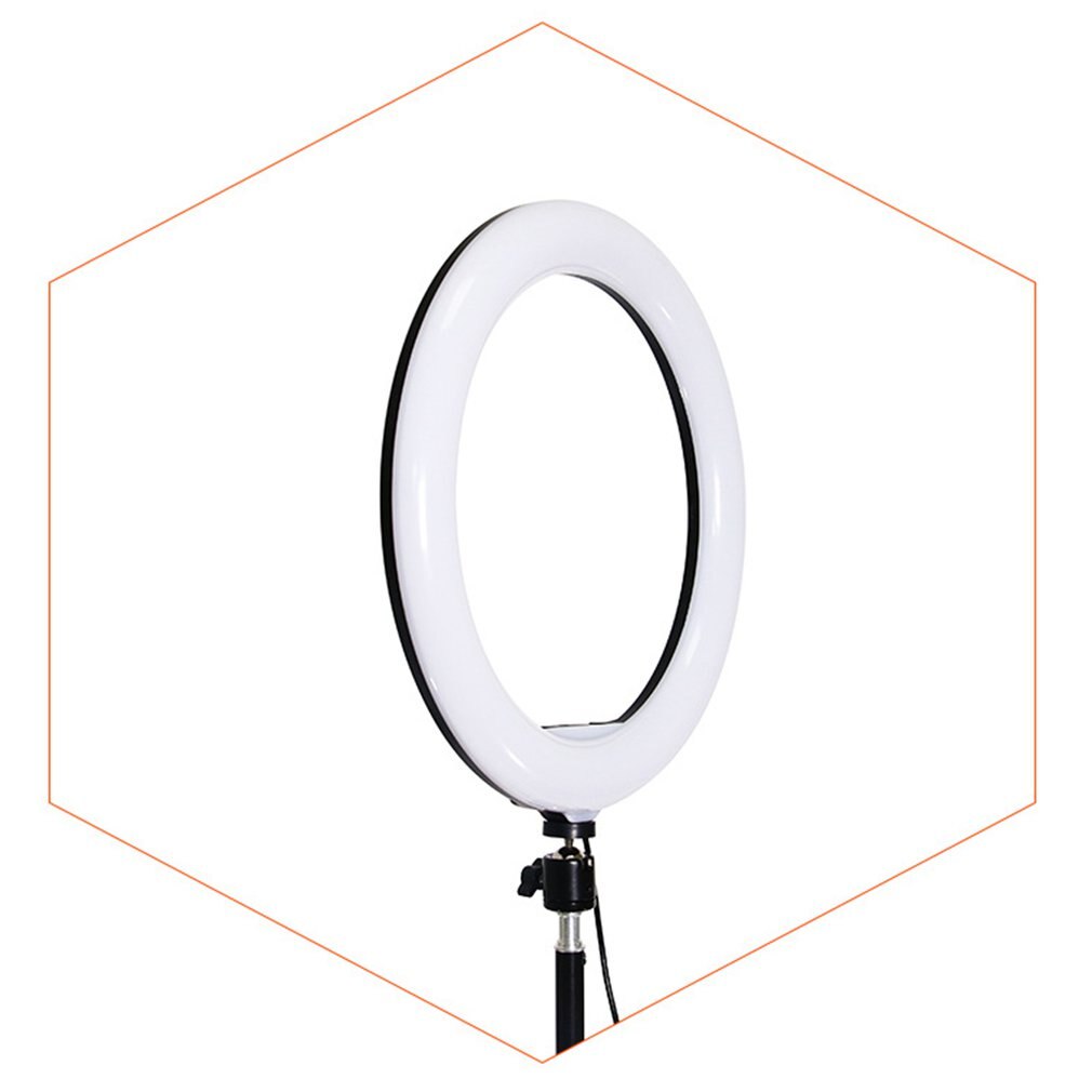 13 Inch Flat Ring Light Selfie Beauty Photography Mobile Phone Live Light Three Color Temperature LED Fill Light