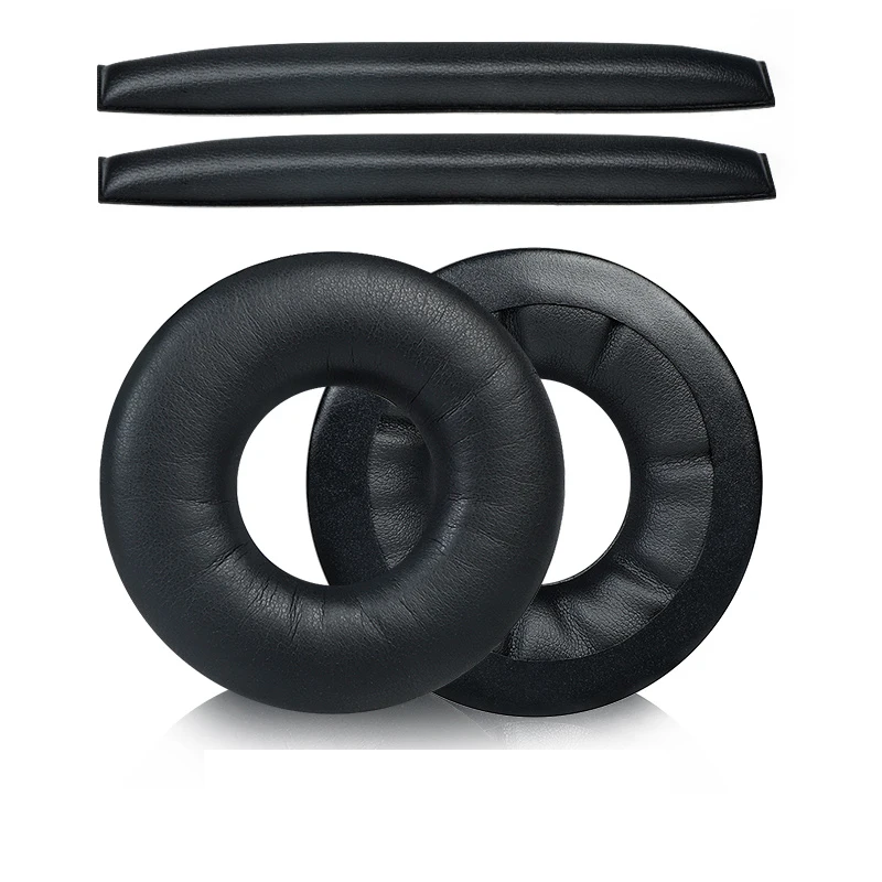Top Headband Cushion Pad & Ear Pads Cushions Cover Suitable for Sennheiser HD25-1 II HD25 HD25SP 25SP-II Headset Replacement: Olive