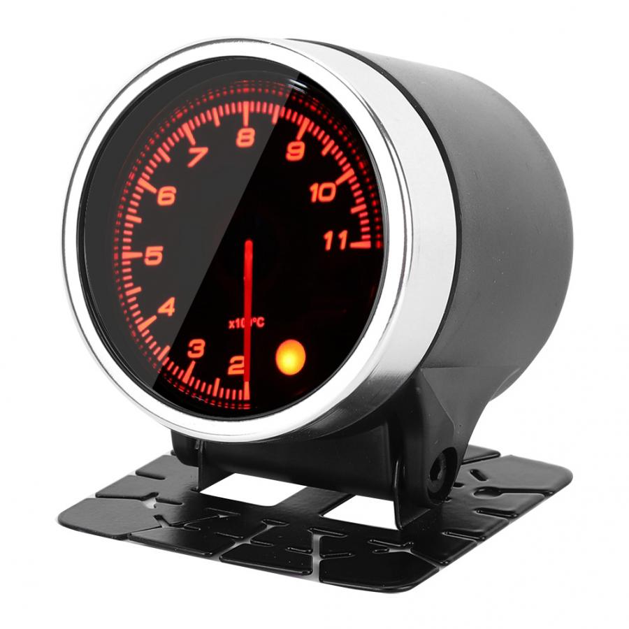 2in Car Exhaust Temperature Gauge Meter 7 Colors Button 200-1100 Degrees Universal for car English Mounting Instruction