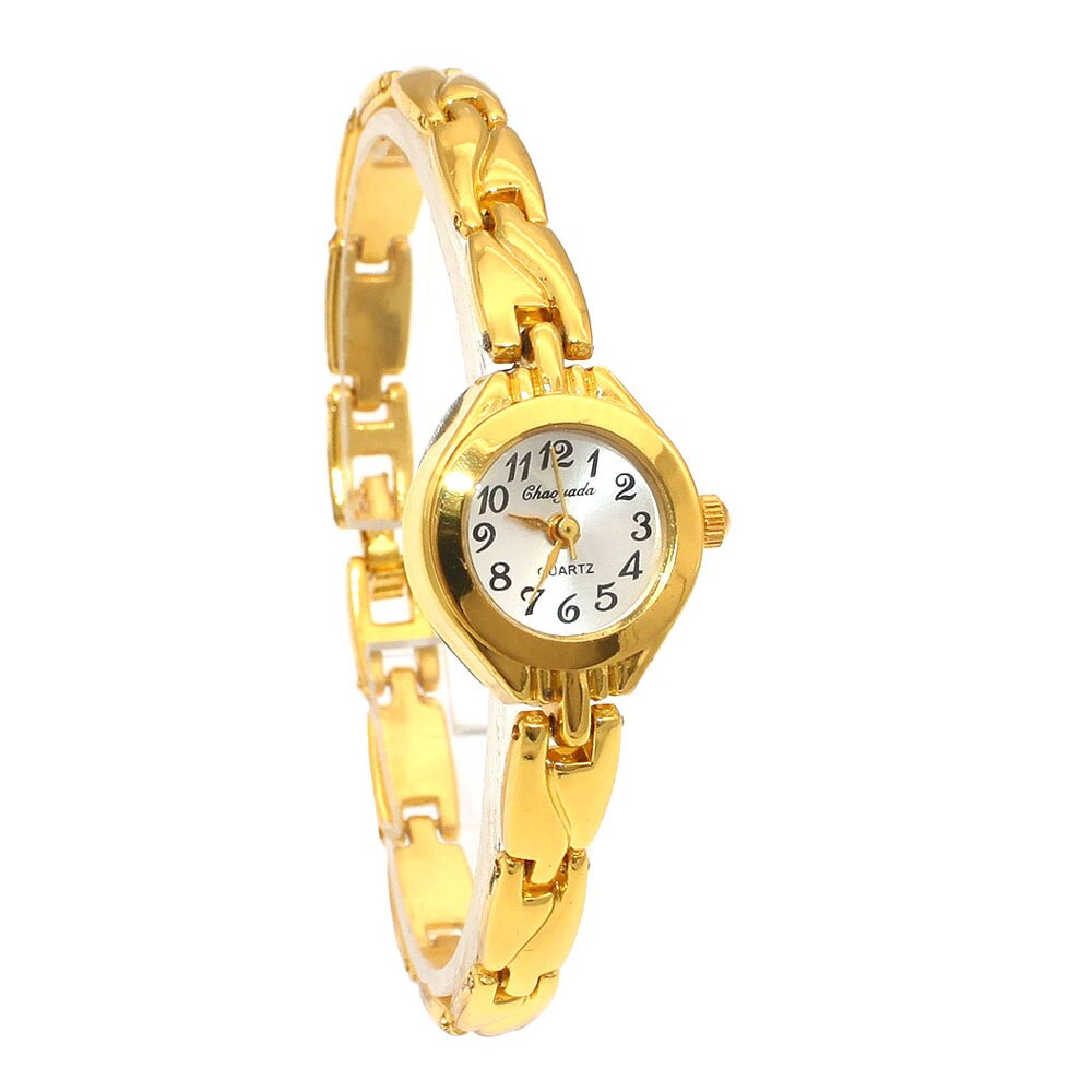 Gold Women Bracelet Watch Mujer Golden Relojes Small Dial Quartz Watch Popular Wristwatch Hour female ladies watches