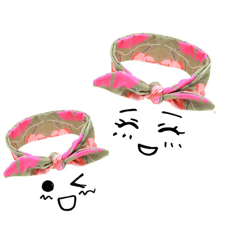 Bandeau de noël pour mère et fille, Turban élastique rouge à carreaux, de noël, 2 pièces/ensemble