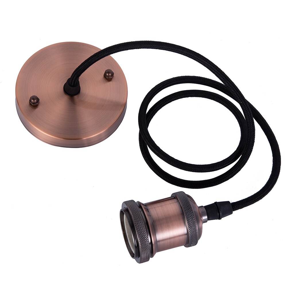 Hanglamp Kit Cord Kabel Socket E27 Lamphouder Verstelbare Industriële Vintage Op Hanglamp Kit Cord Kabel Socket E27 Lamphouder Verstelbare Industriële Vintage Op
