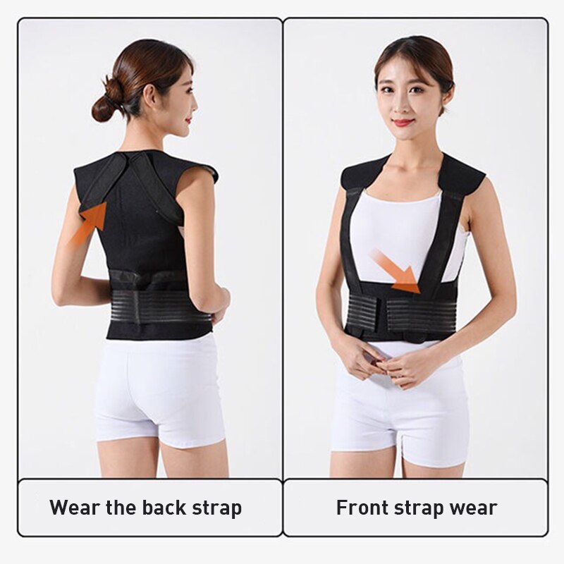 Zelf Verwarming Brace Ondersteuning Riem Terug Houding Corrector Spine Terug Schouder Lumbale Houding Correctie Voor Terug Ondersteuning