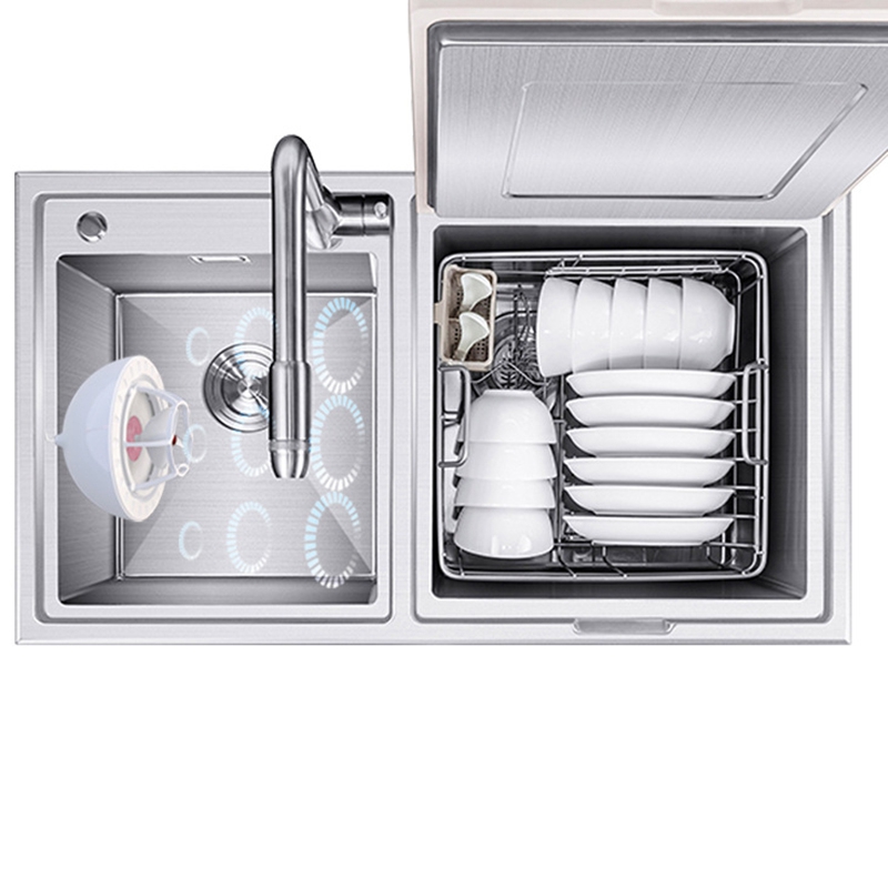 Mini máquina de lavar louça portátil, lavador de louça portátil carregamento usb para lavar louças, cozinha, frutas, vegetais, limpador de água de alta pressão