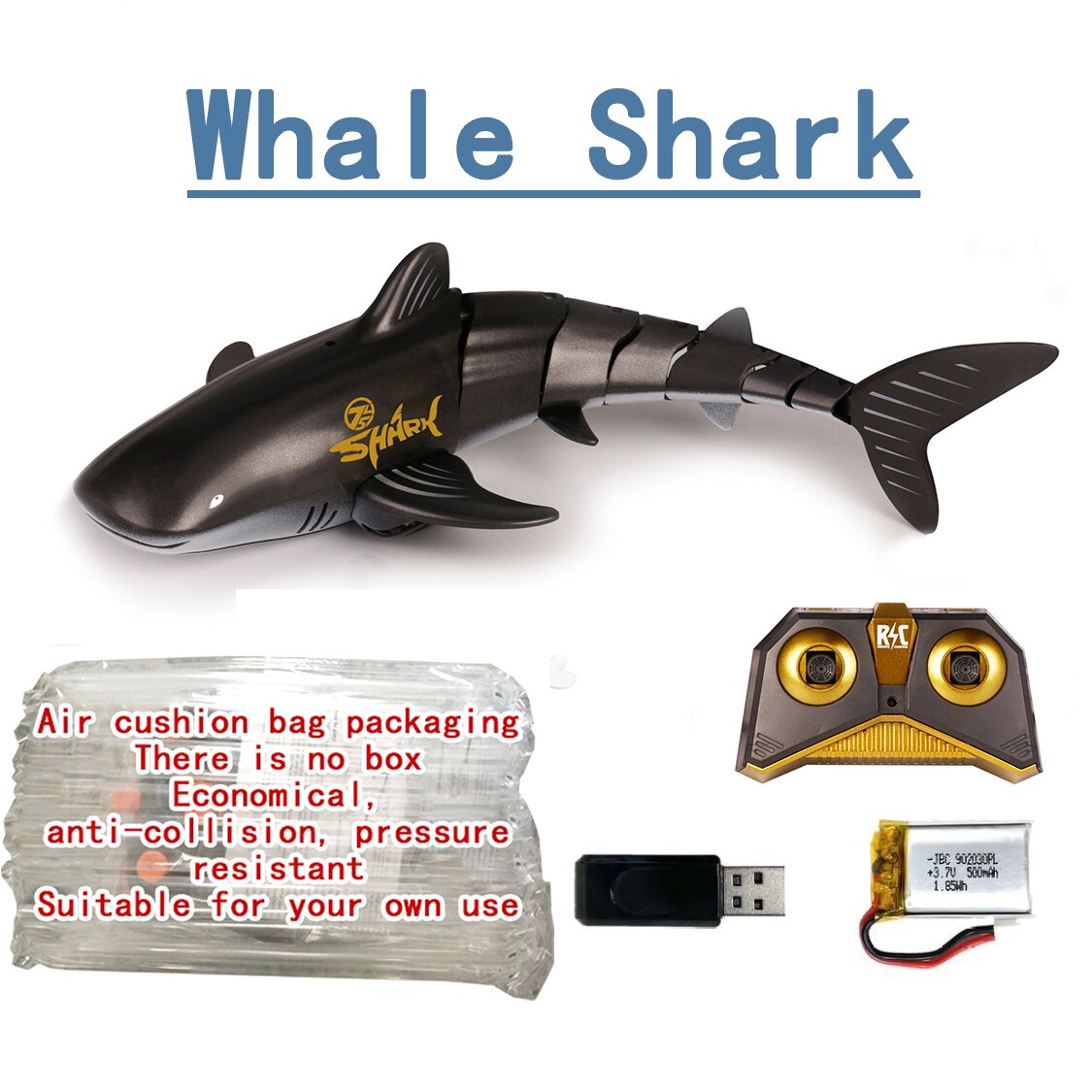 Rc Whale Shark Toy robot telecomando animali Marine Life Bath Pool pesce elettrico bambini giocattoli da bagno per bambini ragazzi sottomarino: Whale shark D1