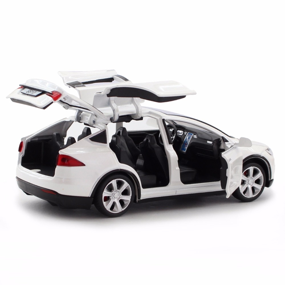 Trasporto Libero New1:32 Tesla MODELLO X MODEL3 In Lega Modello di Auto Giocattoli Pressofusi E Veicoli Auto giocattolo Del Capretto Giocattoli Per I Regali Dei Bambini Toy Boy