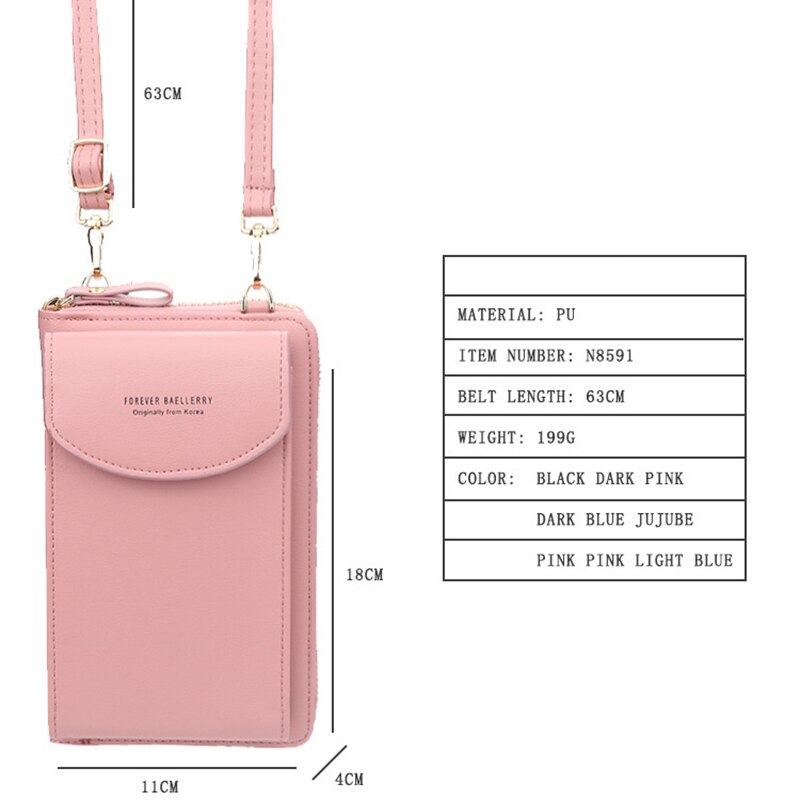 Multifunctional Small Purses Handbags For Women Luxury Crossbody Bags Woman Casual Lady Clutch Phone Wallet Shoulder Bag