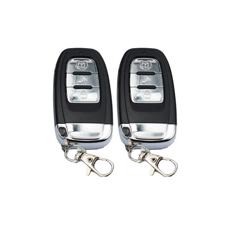 Car Alarm Ignition Start Security System Key Engine Start Push Button Remote Kit
