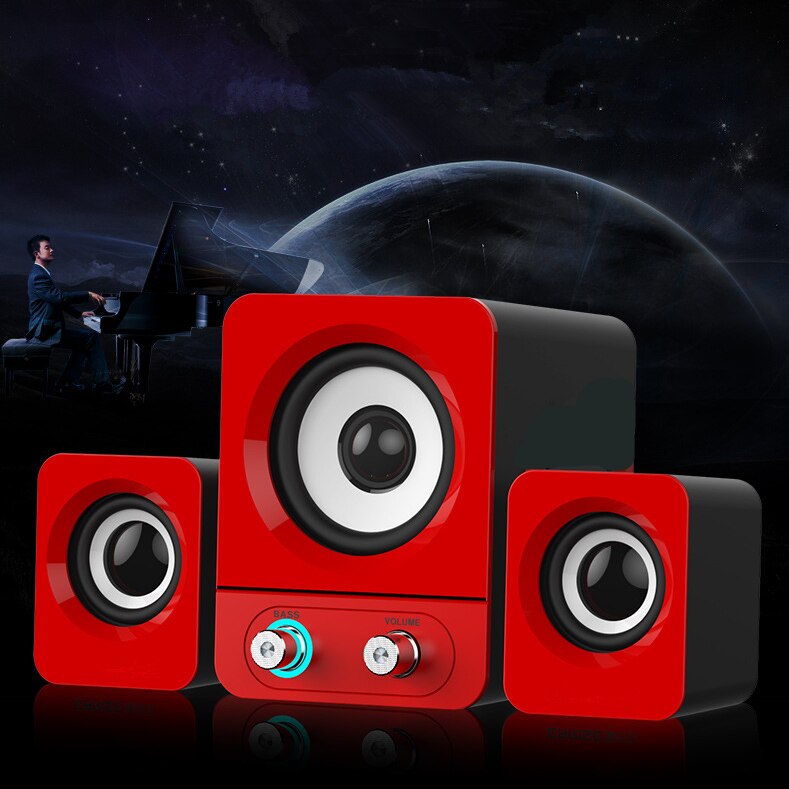 Notebook Desktop Computer Speaker Usb Audio Multimedia Home Computer Speaker Actieve Multimedia Stereo Subwoofer