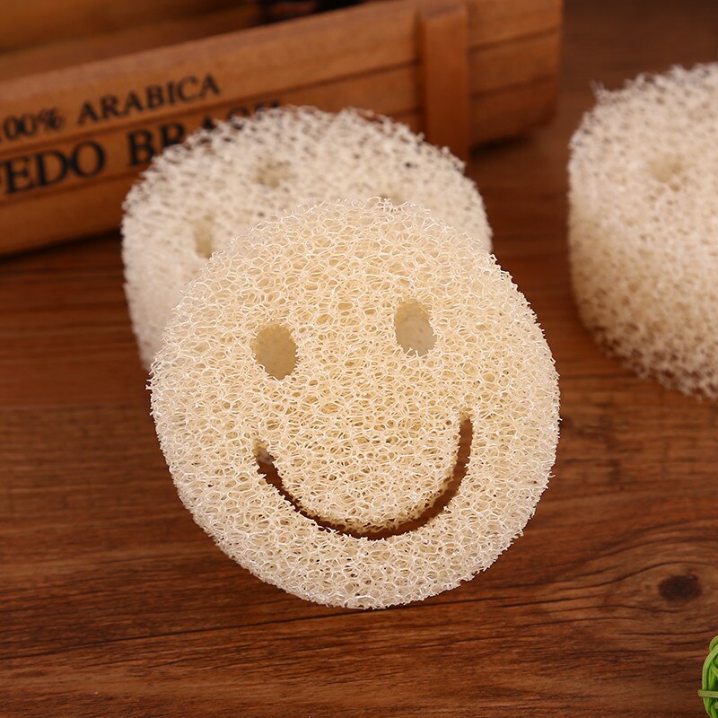 5 pcs Scrub Daddy luffa Scratch Gratis Spons Borstel Magic Smiley Gezicht Luffa Spons Scrub Keuken Schoonmaken