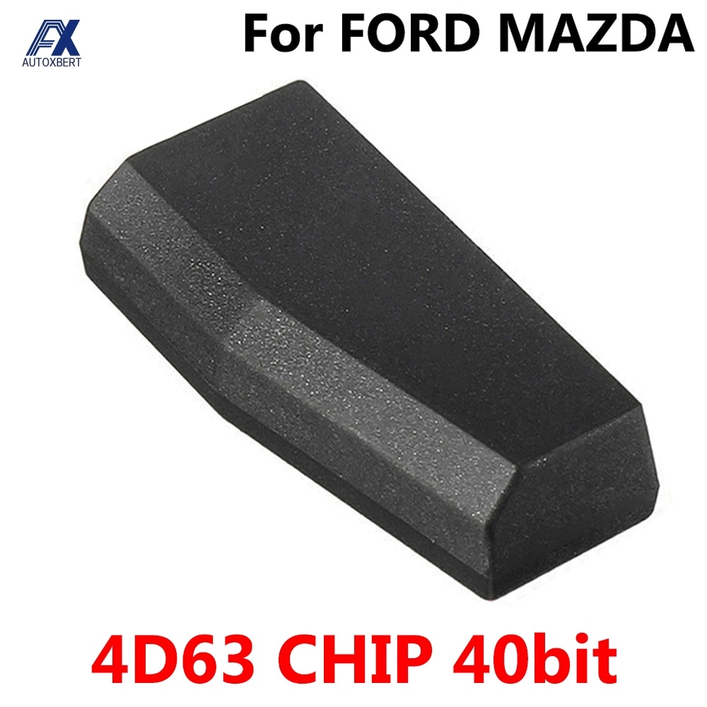 ID63 40 BIT Car Remote Key Transponder Chip For Ford Fiesta Focus Fusion Galaxy Mondeo For Mazda 2 3 5 6 Blank Immobilizer Chip