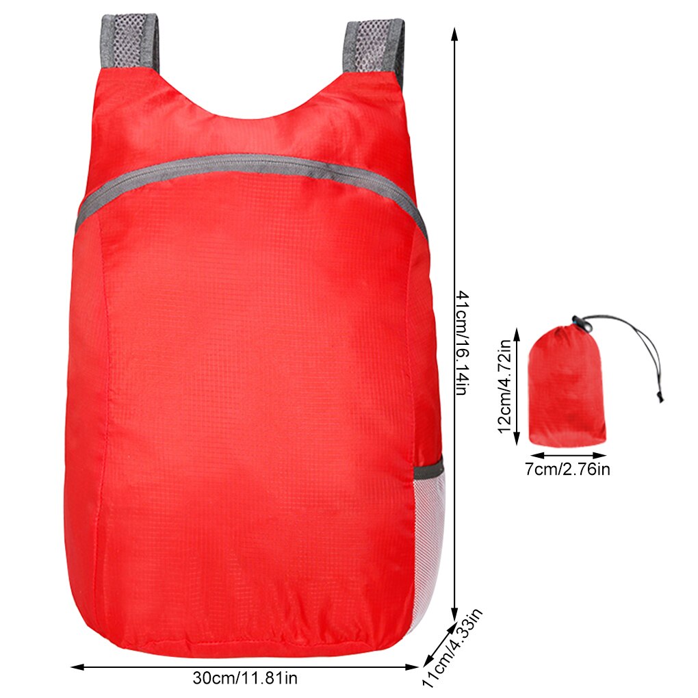 Super Lightweight Packable Backpack Foldable ultralight Outdoor Folding Handy Travel Daypack Bag nano daypack for men women