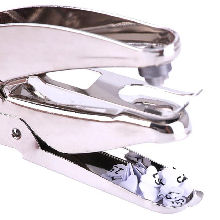 Diameter 1.5-6mm a4 papir hulmaskine cirkel kærlighed stjerne formet enkelt hul hulmaskiner gør det selv løs blade papir cutter stansemaskine