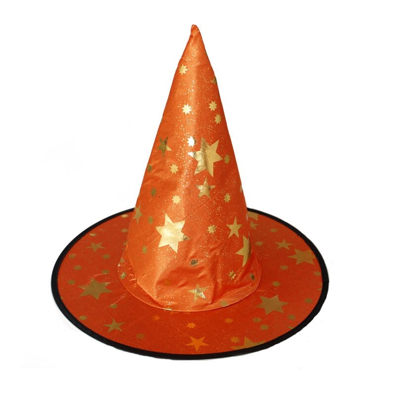 WZCX-Sombrero de de pentagrama para Halloween, sombrero de mago Unisex con personalidad, puntiagudo, novedad de