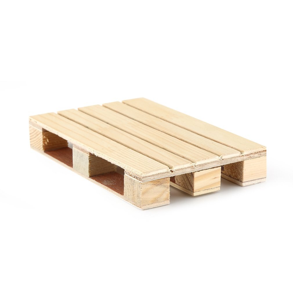 Palette de stockage de Simulation pour voiture d'escalade Rc, accessoires modifiés, matériau en bois, pour voiture à chenilles Rc 1/10: Default Title