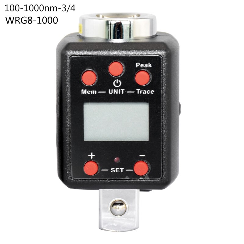 Drive Digital Torque Adapter,Digital High Torque Wrench 1.5-1000nm Adapter 1/4 3/8 1/2 3/4 Drive Microtorque