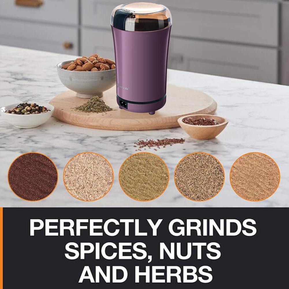 Elektrische Spice Koffiemolen Fijne Slijpmachine Graan Molen Crusher Huishoudelijke Kleine Molen Chinese Kruidengeneeskunde Droog Molen