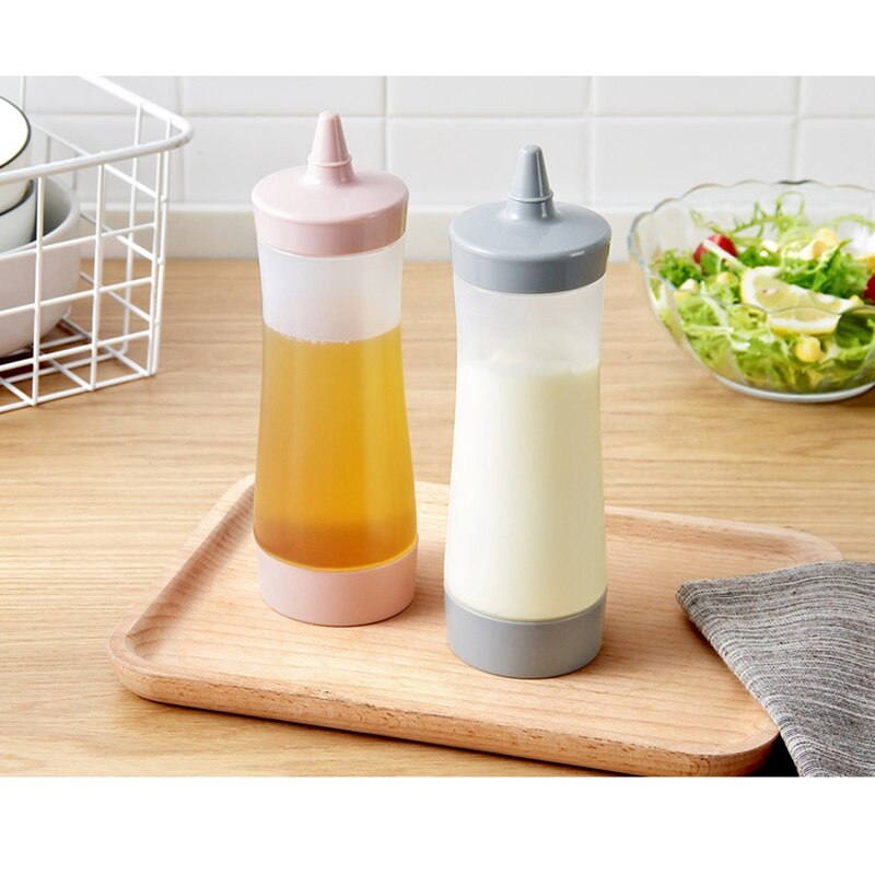 Botella exprimible accesorios de cocina salsa bote plástico salsa aceite vinagre Ketchup salsa Cruet dispensador de condimentos