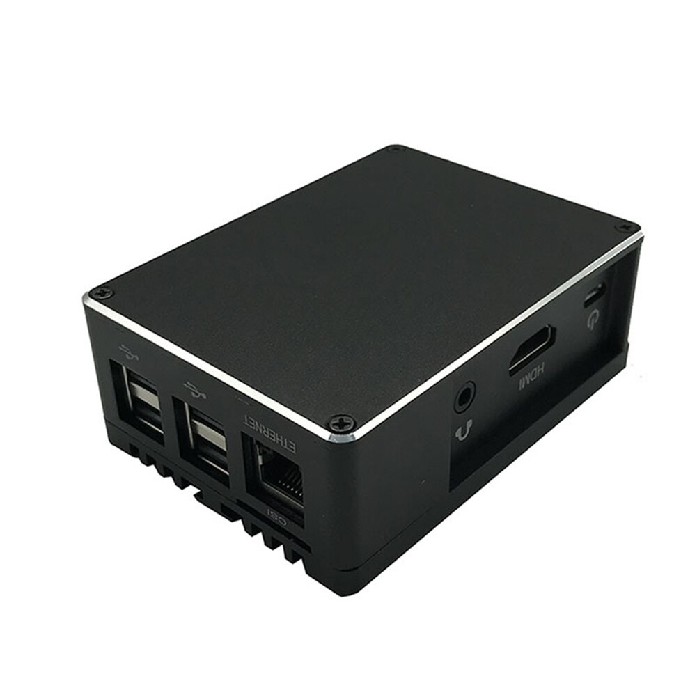 Fanless Aluminium Case Cover Behuizing Voor Raspberry Asus Tinker Board S Met Hdmi, Oortelefoon, Sd-kaart, ethernet Interfaces