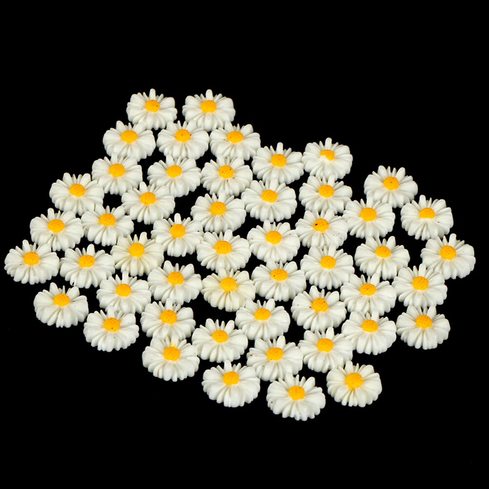 Drukknopen Bloem Wit Goud (Set van 2