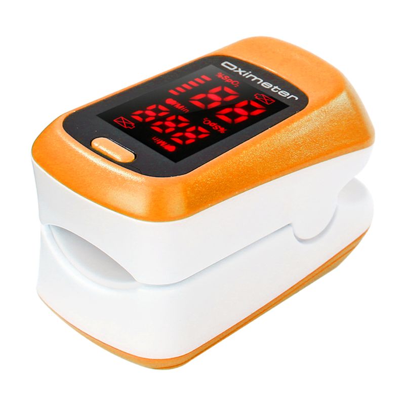 Oxymètre de pouls doigt moniteur de Saturation en oxygène fréquence cardiaque oxygène sanguin O2 mètre Y1AD: Or