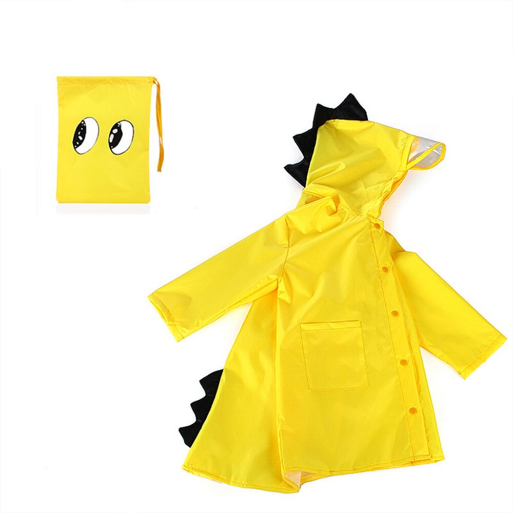 Manteau imperméable en Polyester pour bébé, mignon dinosaure, imperméable pour l'extérieur, Poncho pour enfants, garçons et filles, veste de pluie