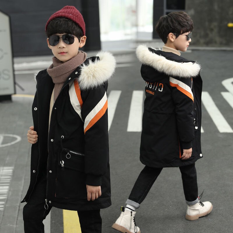 Meninos inverno acolchoado outerwear crianças longo engrossado quente para baixo jaquetas acolchoadas 2020 novas jaquetas de inverno roupas dos miúdos 10 11 anos: 4 T