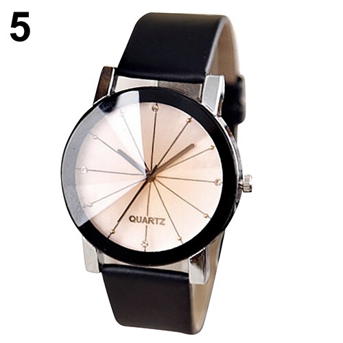 Heren dames legering imitatieleer horloges quartz sport dress polshorloge relogio masculino: Mannen bruinen