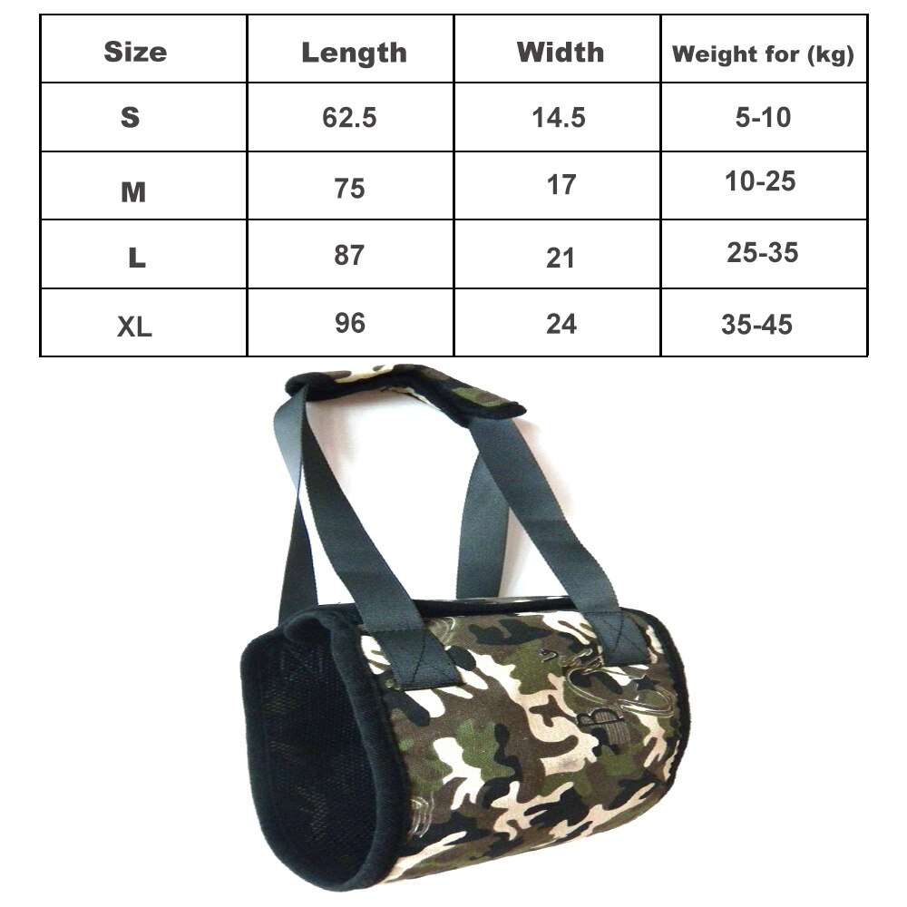 Pets Dog Harnesses Outdoor Hand Strap Walking Adjustable Vest Harness Carry On Pet Product for Small Large Dogs Pets Pug MP0005: Camo / S 62.5 x 14.5 cm