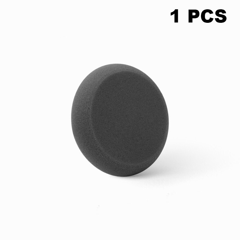 SPTA Auto Polieren Schwamm Polieren Pad Hand Werkzeug Bausatz Für Auto Polierer Verbindung Autolack Reparatur Pflege Scheinwerfer Polnischen Wachsen Pad: 1Pc Schwarz Pad