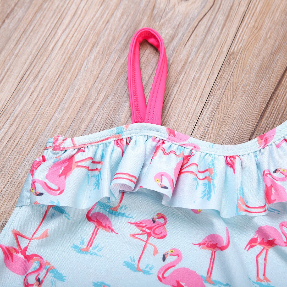Baby piger kid flamingo badedragt badedragt badedragt ét stykke badetøj bikini sæt svømning badning strand badetøj