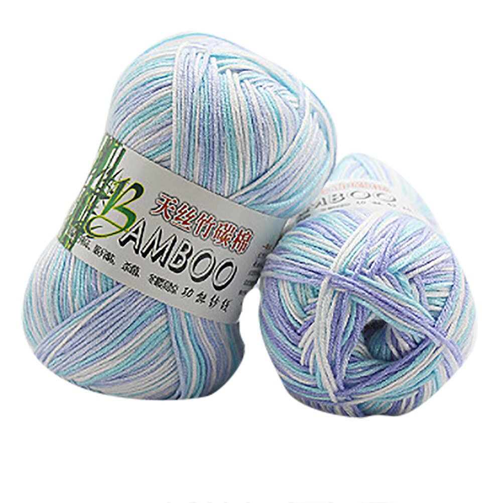 Kniting Bamboo Cotton Yarn Bamboo Fiber Cotton Warm Soft Natural Knitting Crochet Knitwear Wool Yarn