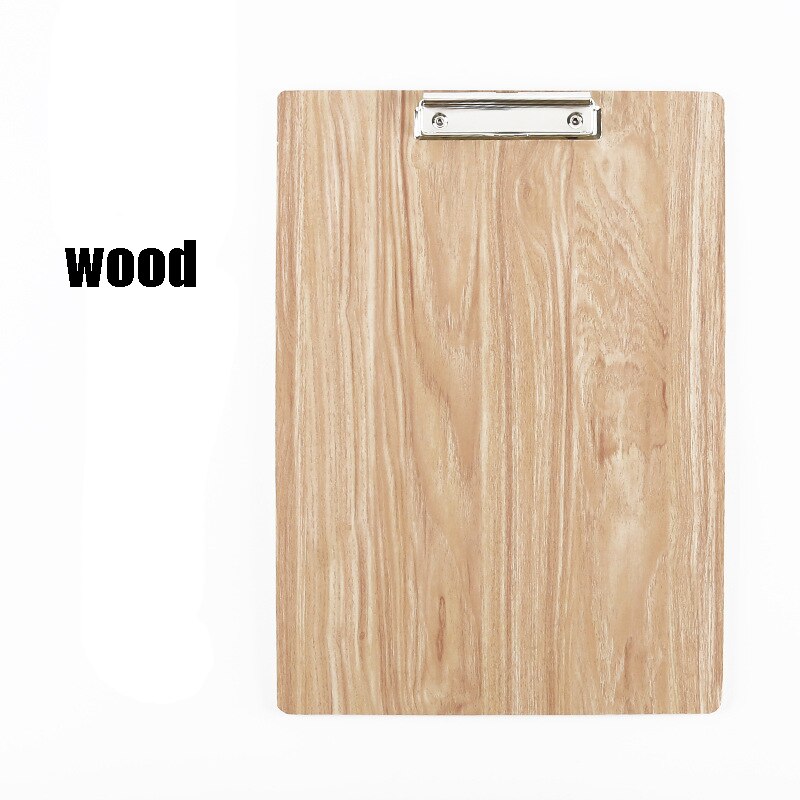 8K Sketch Board With Clip Wooden PVC Sketch Pad Random Color Waterproof Sketch Board For Student Art Supplies: 1pcs Wood