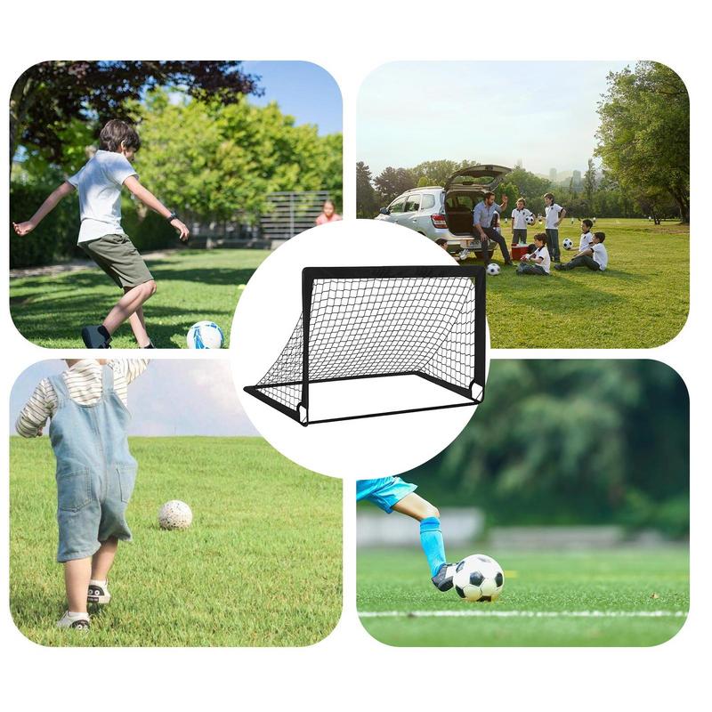 Portería de fútbol pequeña para niños, Red de portería de fútbol portátil para niños, Red de objetivo de fútbol para patio trasero, interior y exterior