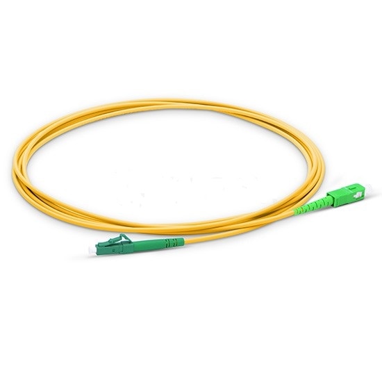 Cabo de remendo ótico de 10 pces sc lc apc 2.0mm pvc g657 fibra cabo de fibra fibra óptica ponte simplex sm ftth optica