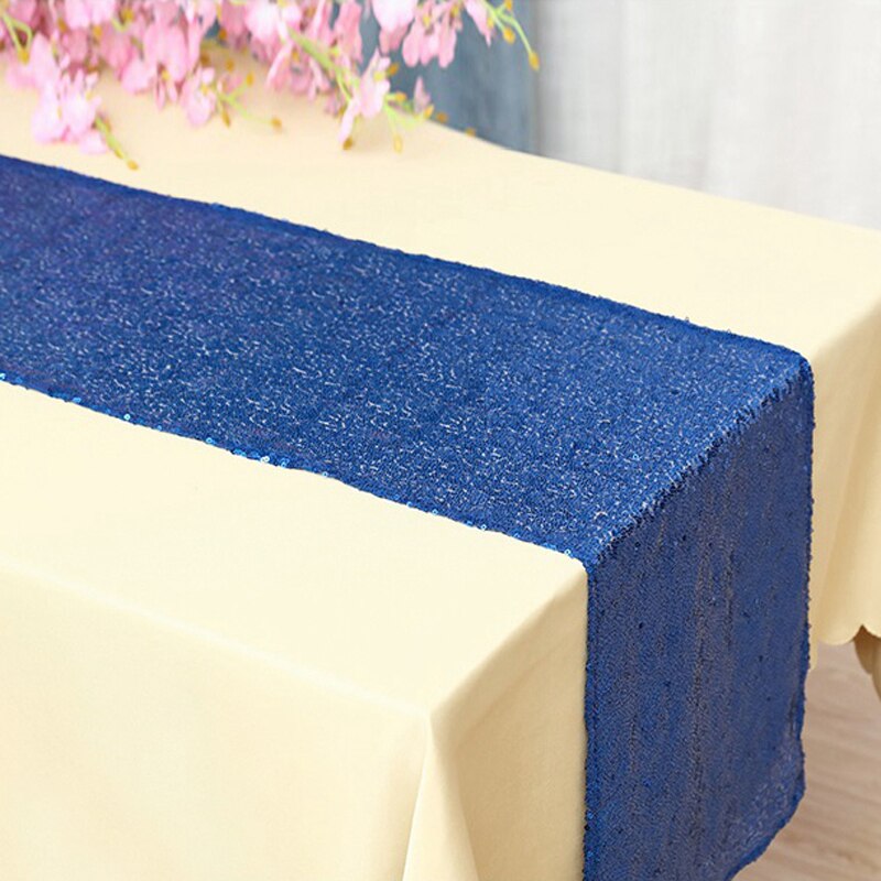 30 x 180cm färgglada paljetter bordslöpare glitter event festtillbehör bröllop jul tacksägelse hotell bankett heminredning