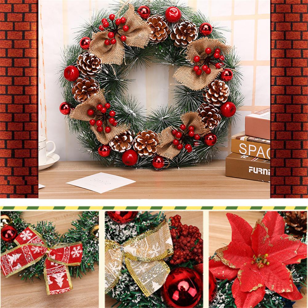 Grapevine Krans Natuurlijke DIY Craft Natuurlijke Rotan Krans Houten voor Deur Muur Huis Vakantie Party Kerstdecoratie
