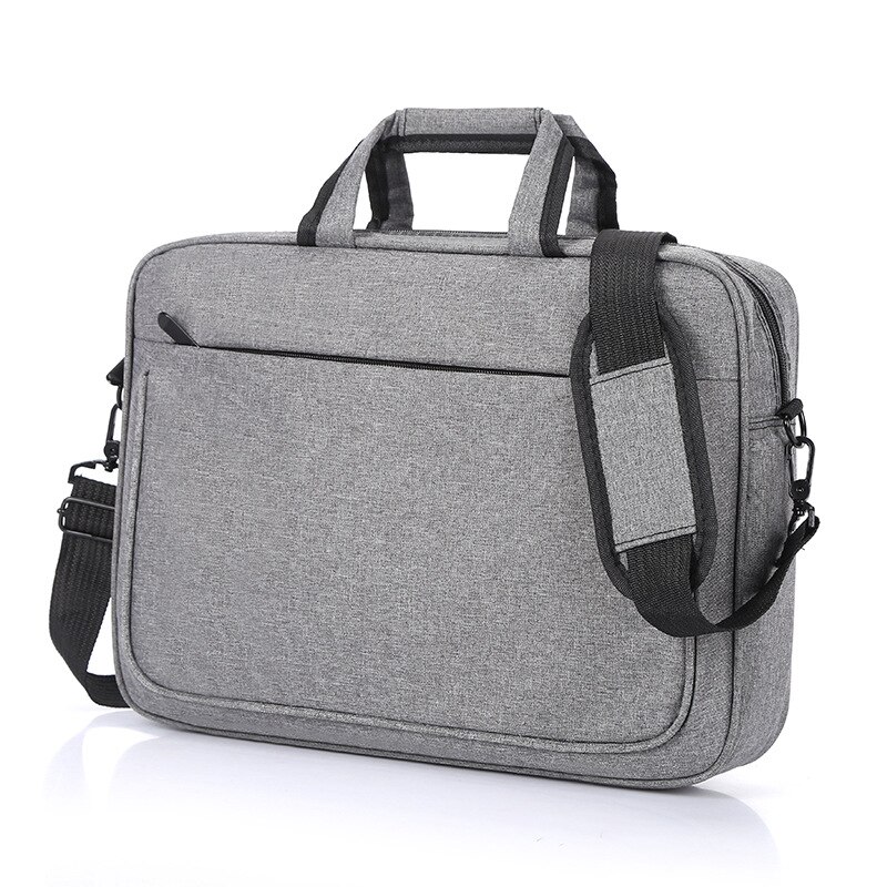 Laptop Tas 14 15Inch Nylon Gewijd Computer Tassen Voor Mannen Vrouwen Kosteneffectieve Laptop Tas Outdoor Schouder Kantoor tas: 14inch gray