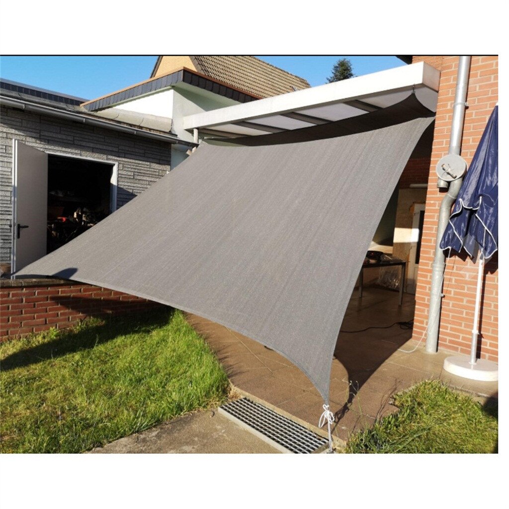Waterproof Sun Shade Polyester Square Rectangle Shade Sail Garden Terrace Canopy Swimming Camping Hiking Yard Sail Awning #g3