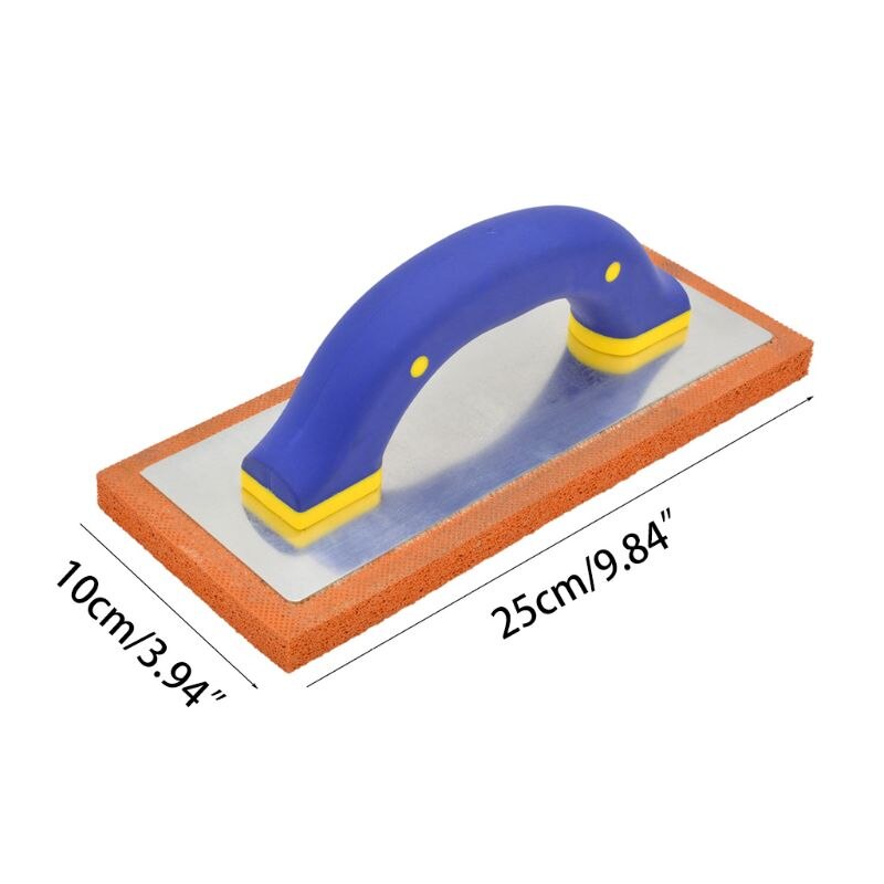 Professionelle Gummi abschöpfen Kelle Schaber Handheld Schäumen Verputzen Beton Spachtel Mörtel schweben Fliesen Werkzeug