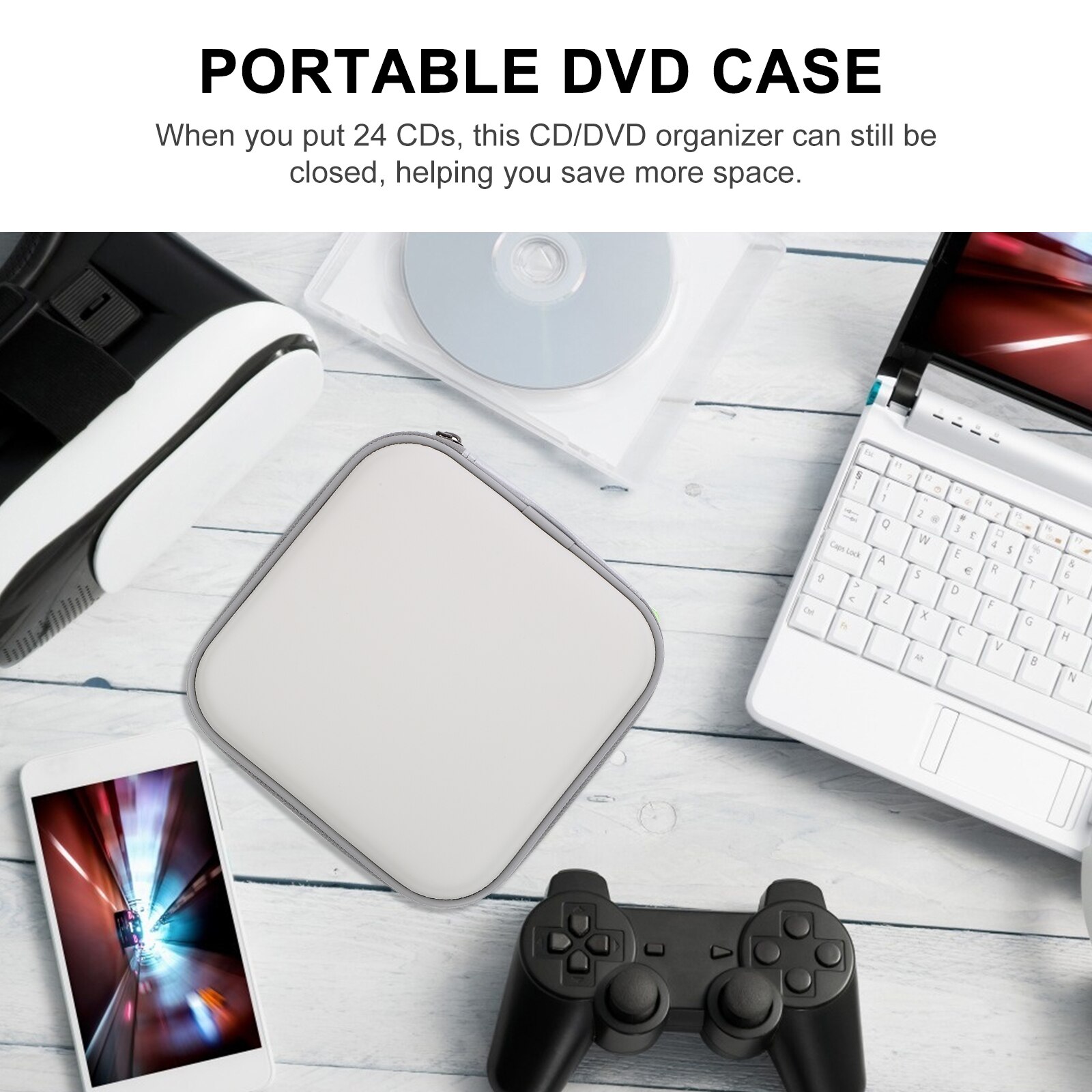 Case Booklet Binder 24 Slots Holder Storage Case Disc Storage Pouch