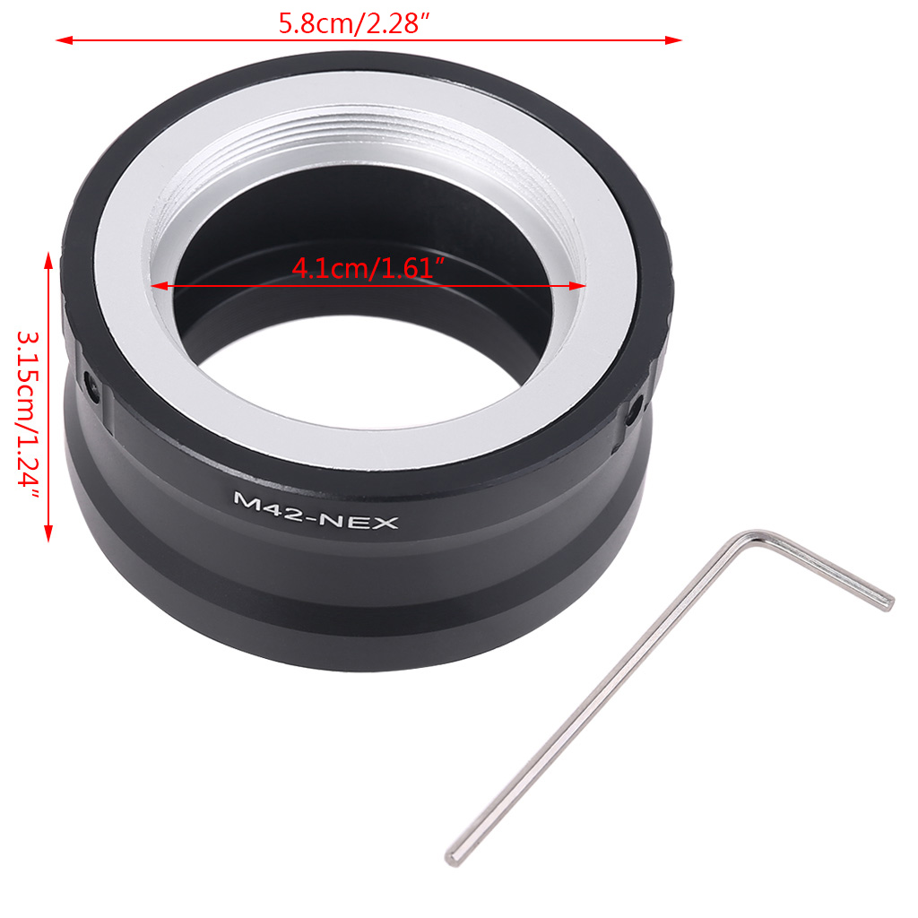 M42 Screw Camera Lens Converter Adapter For SONY NEX E Mount NEX-5 NEX-3 NEX-VG10
