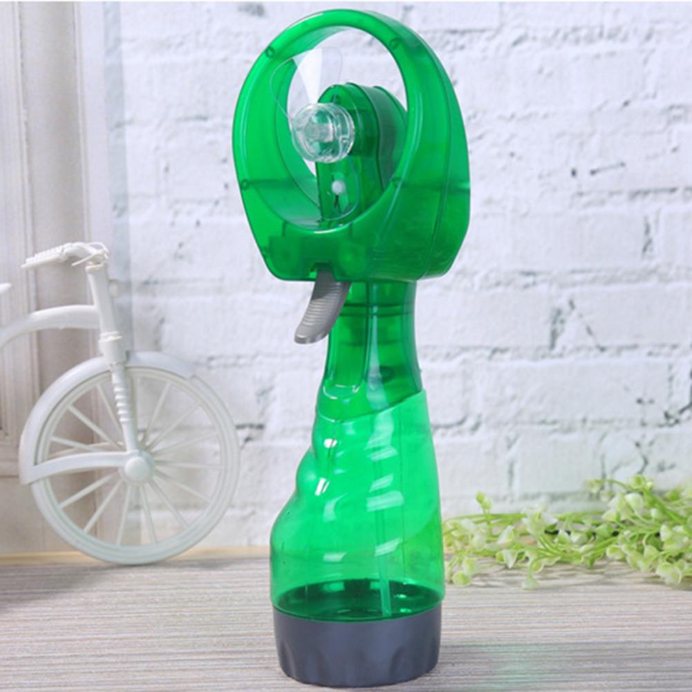 Mini Portable Handhold Water Mist Fan 2In1 Functions Powerful Fan Water Cooling Spray Fan Humidification Fan For Outdoor Travel