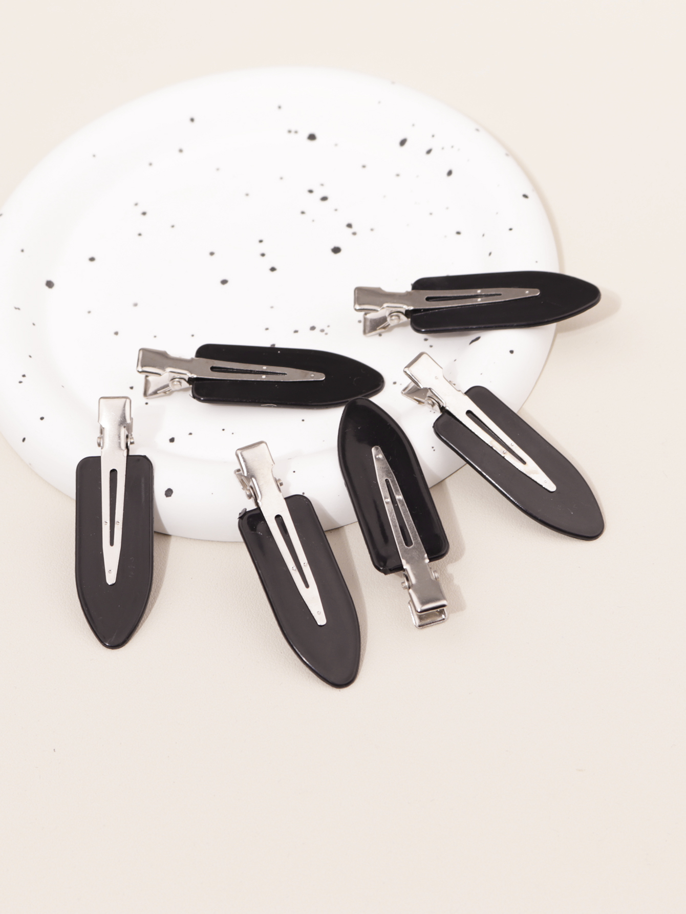 6-delige naadloze haarclips zonder buigen, zijstaven, make-up en gezichtsaccessoires, styling haarclips voor dames