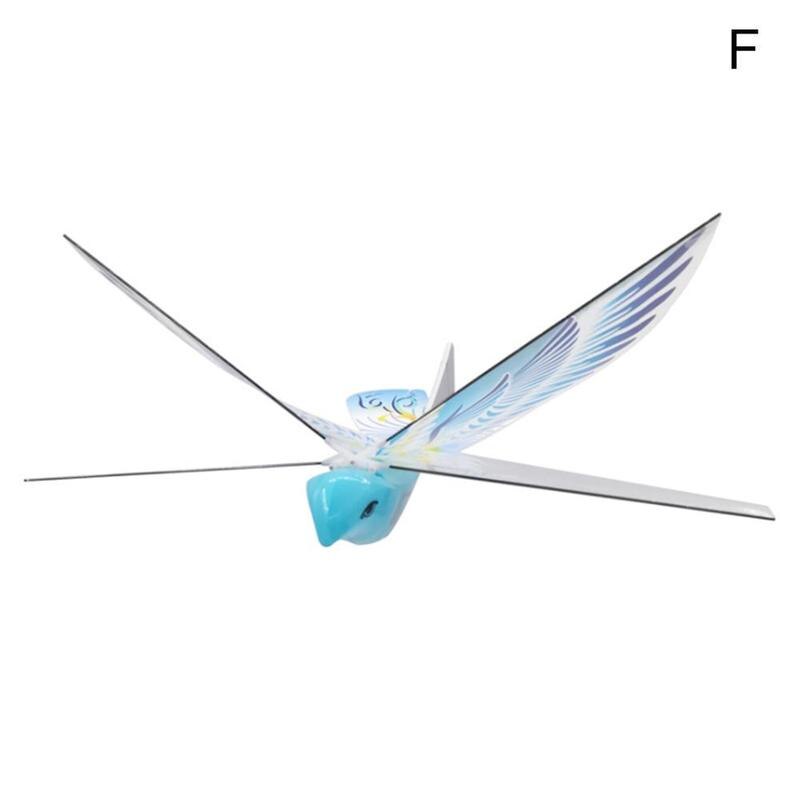 Induction Flying Bird Simulation Flapping Wing Bird Toy 360-degree Circling V7F4: electric blue