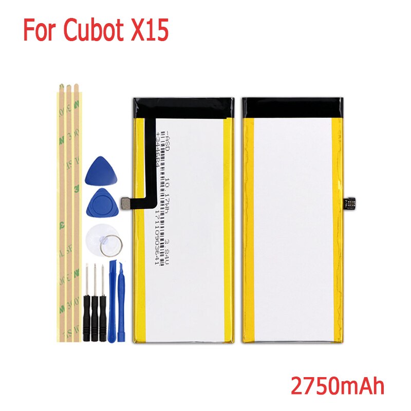 Batería de repuesto para Cubot X18 Plus, X19, P20, X20, ProX15, para Cubot P30, X17S, X17, X16, con herramienta de: X15