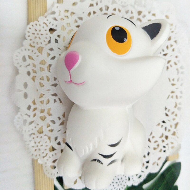 Kawaii 12CM Big Tiger Squishy Jumbo Slow Rising Soft Phone Decor Funny Vent Toy