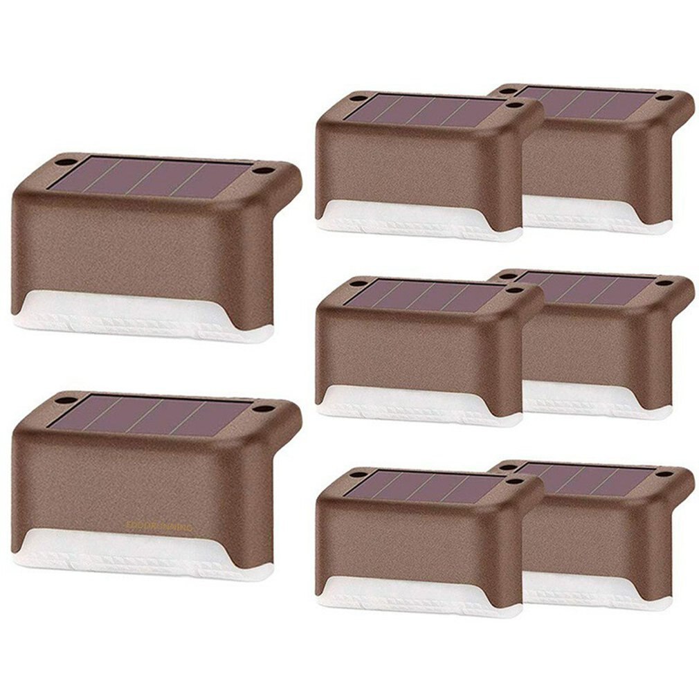 Solar Deck Lights Solar Powered Step Lights For Outdoors Waterproof Led Solar Lamp For Patio Stairs Garden