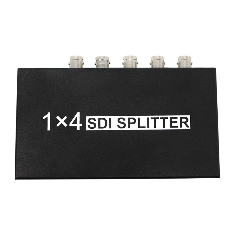 SDI Splitter 1x4 Multimedia Splitter SDI Extender Adapter Ondersteuning 1080P TV Video voor Projector Monitor DVR