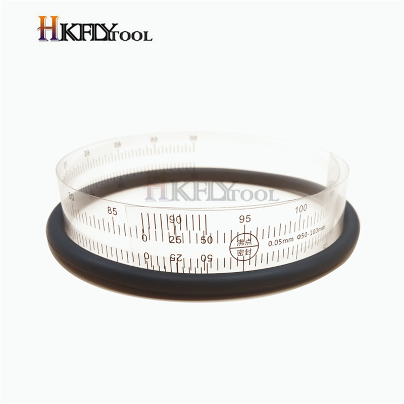 10-350mm Flexible Ruler O-rings Inside And Outside Diameter Ruler Measurement Tool Measuring Ruler